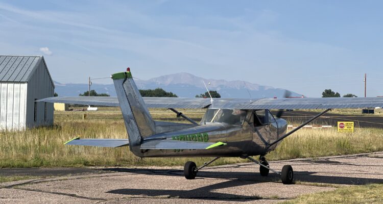 time-building tips image of a cessna 150 on the ramp